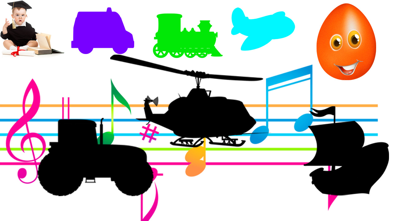 Узнай транспорт по звуку Звуки транспорта Развивающие мультики для детей