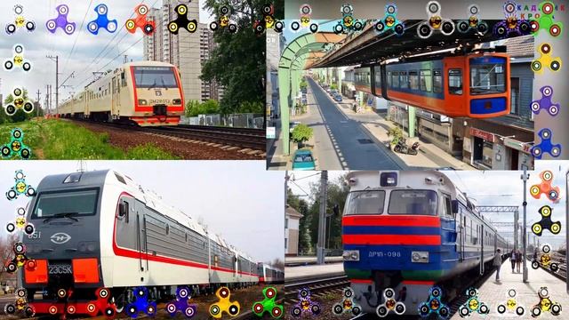 Обучающее Видео с Пазлами: Автомобили и Поезда + Алфавит и Фигуры!